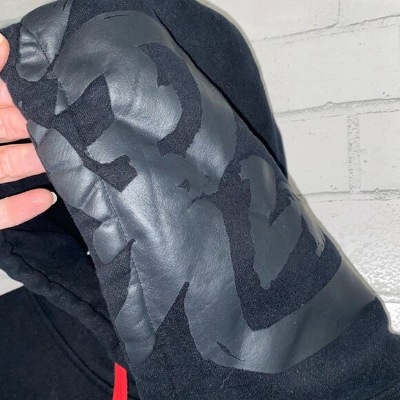 BIBI SAMA $250 Bringing Back Oni Embroidered Black Hoodie M-L EUC - Picture 4 of 15